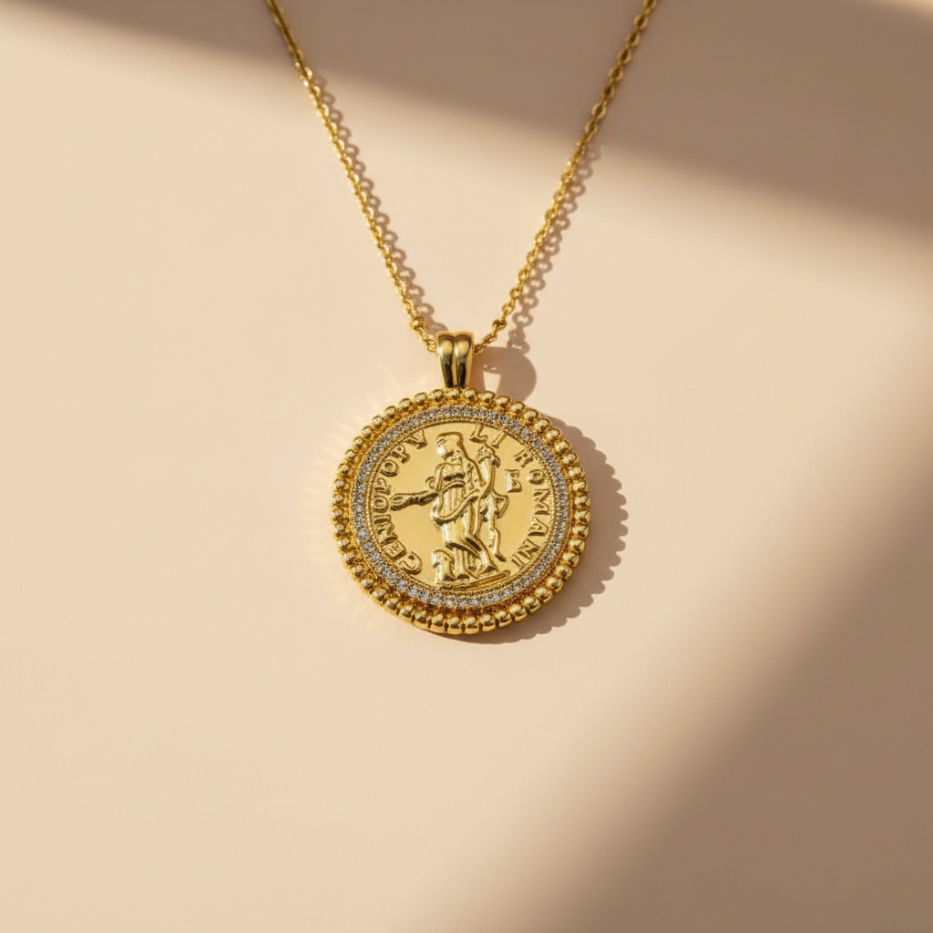 The Auriel Coin Necklace (Studio Seconds)