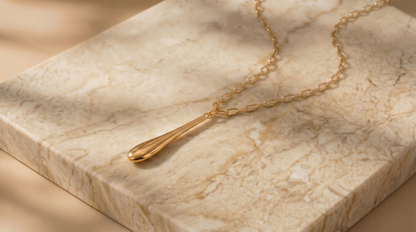 Droplet Pendant Necklace