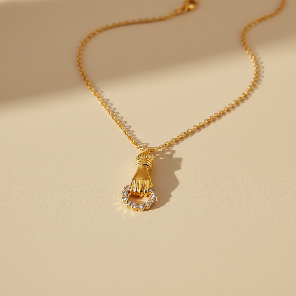 Hand Charm Necklace