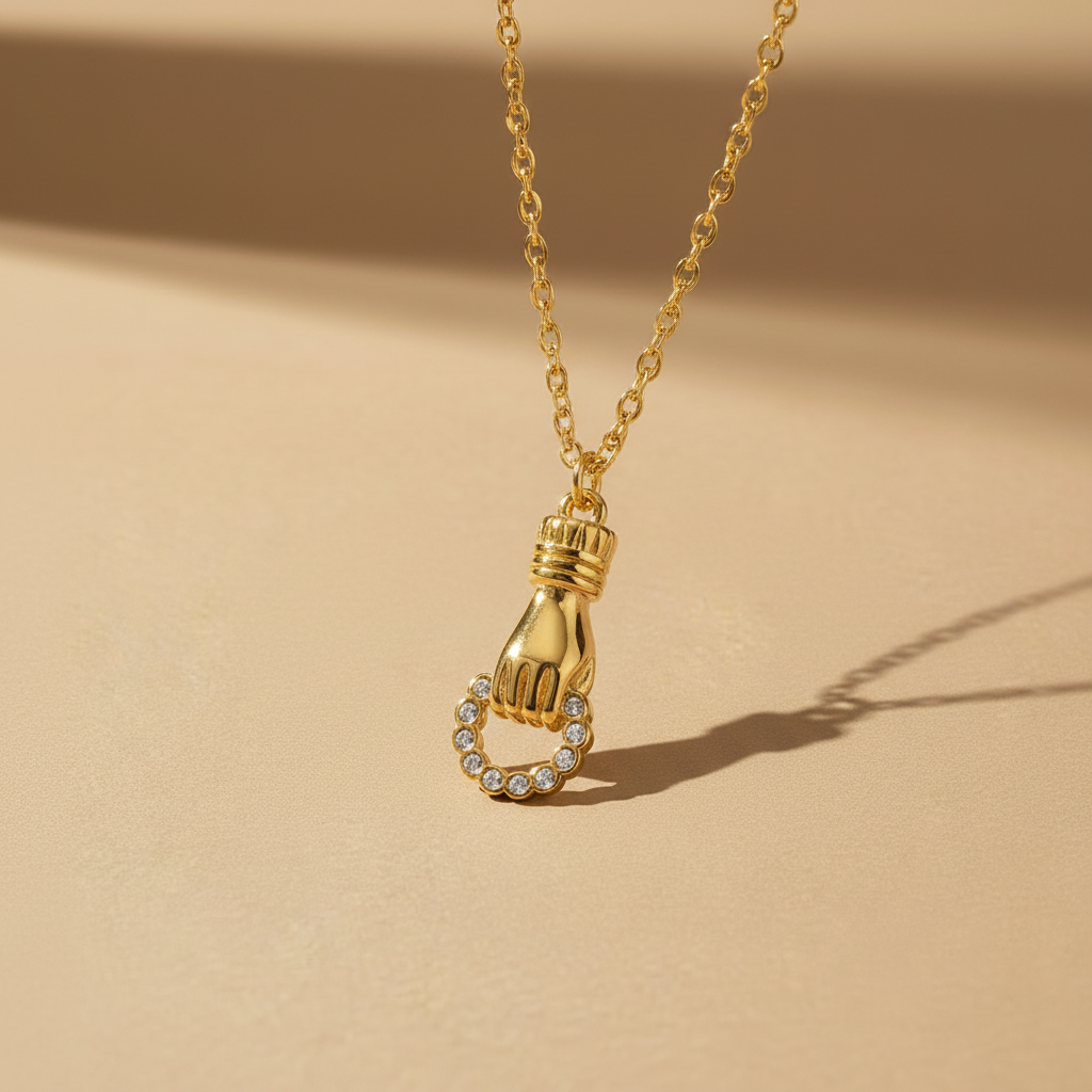 Hand Charm Necklace