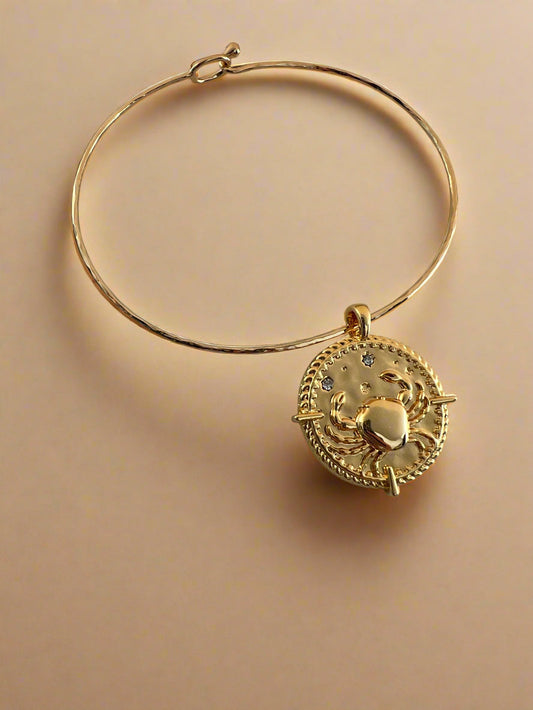 Zodiac Charm Bangle