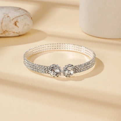 Geometric Flower Bangle
