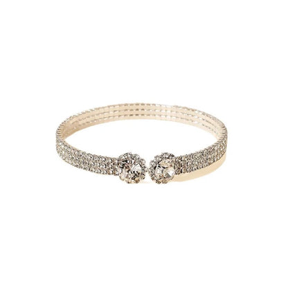 Geometric Flower Bangle