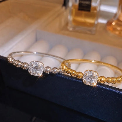 Geometric Three-dimensional  Chic Bangle