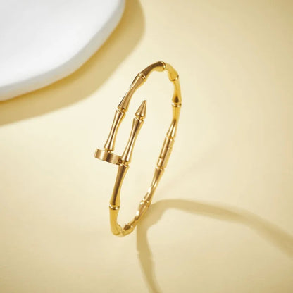 Bamboo Tube Bangle