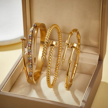 Bamboo Tube Bangle