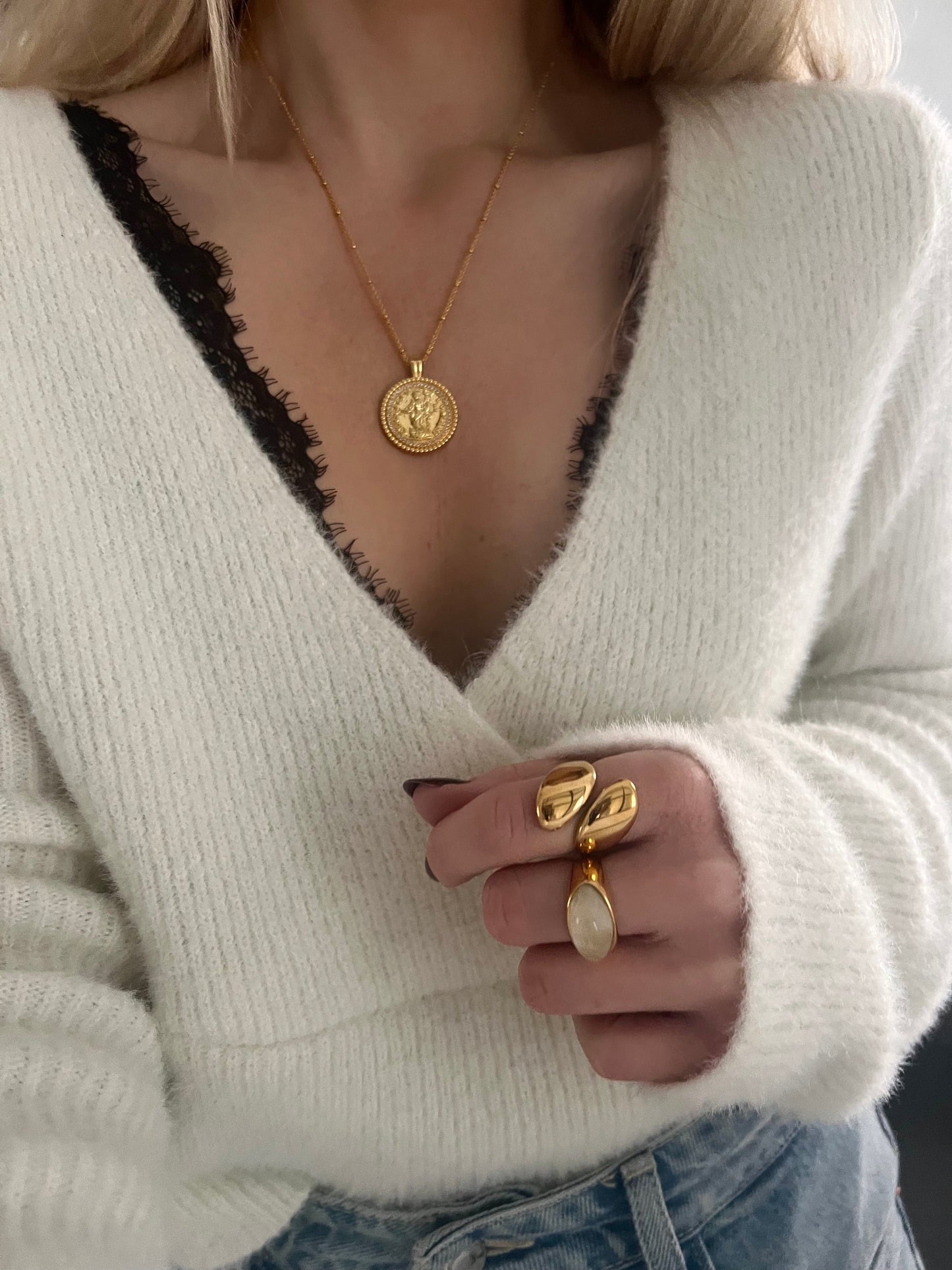 The Auriel Coin Necklace (Studio Seconds)