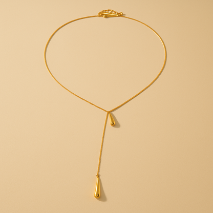 Fine Droplet Necklace