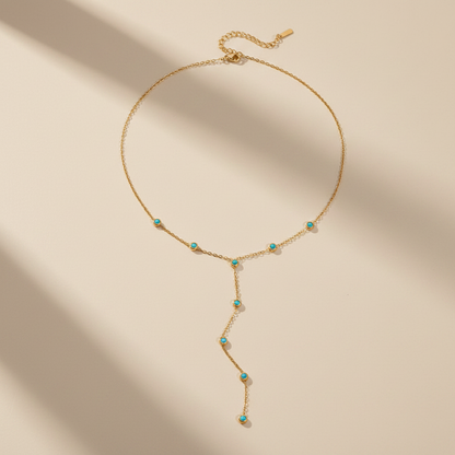 Dainty Turquoise Lariat